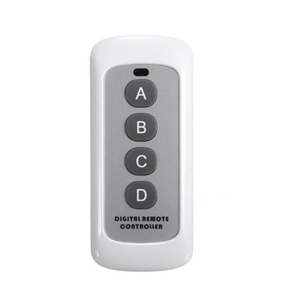 AnjieloSmart European standard 86-type wireless remote control switch with tempered glass panel, capable of penetrating walls, 433MHz RF switch.