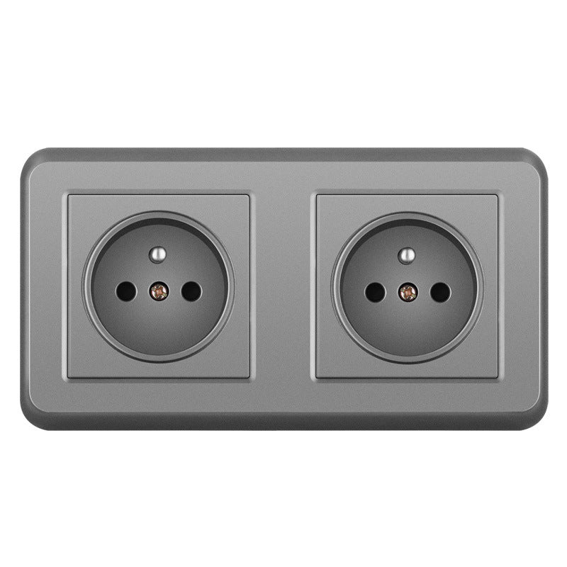 AnjieloSmart 82*82mm European standard socket, 16A PC socket panel