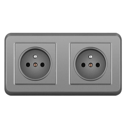 AnjieloSmart 82*82mm European standard socket, 16A PC socket panel
