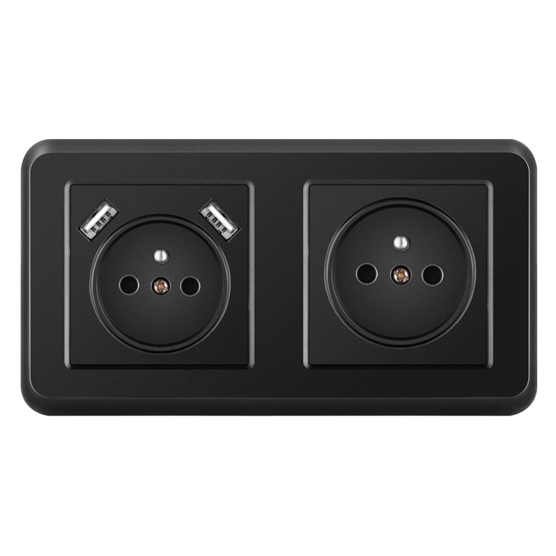 AnjieloSmart 82*82mm European standard socket, 16A PC socket panel