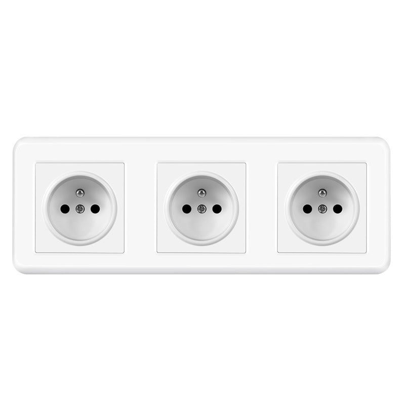 AnjieloSmart 82*82mm European standard socket, 16A PC socket panel