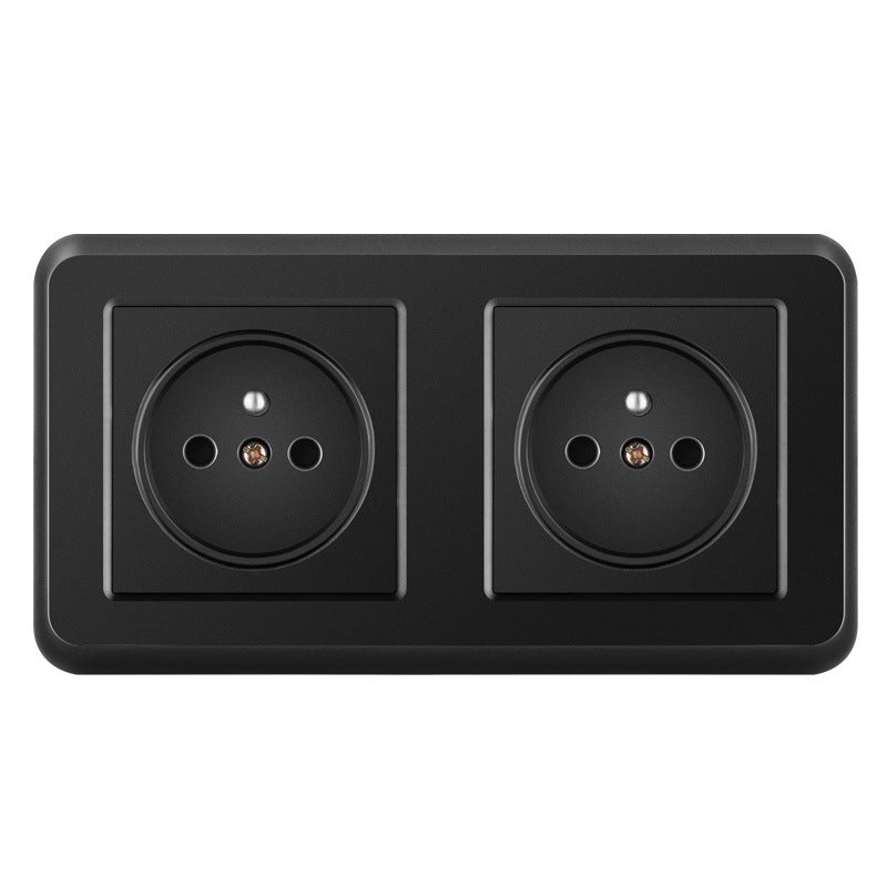 AnjieloSmart 82*82mm European standard socket, 16A PC socket panel