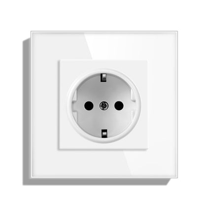 AnjieloSmart Type 82 integrated socket European standard/German type, five-gang with USB charging and Type-C port, European standard wall-mounted concealed socket panel.