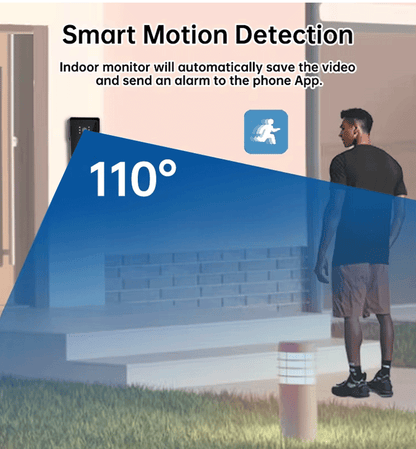Anjielo intelligent wired video intercom system real-time 1080p detection,Surveillance and anti-theft kit