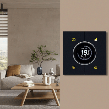 Anjielo Smart Digital Thermostat Tuya Zigbee Floor Heating Thermostat Knob Temperature Controller Room Shower Thermostats Gas Control