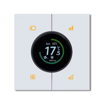 Anjielo Smart Digital Thermostat Tuya Zigbee Floor Heating Thermostat Knob Temperature Controller Room Shower Thermostats Gas Control