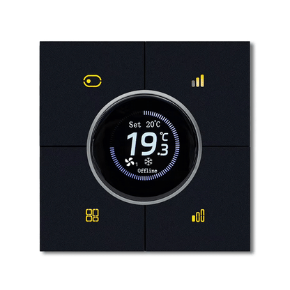 Anjielo Smart Digital Thermostat Tuya Zigbee Floor Heating Thermostat Knob Temperature Controller Room Shower Thermostats Gas Control