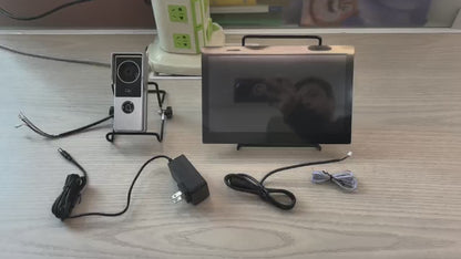 Anjielo 7 inch or 10 inch 1024x600 pixel IPS touch screen carries micro SD card with a 10-level, up to 512GB 2-wire digital video intercom kit