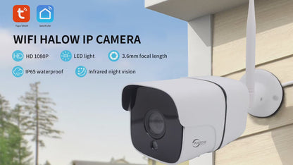 Anjielo 1000m long range night Vision WIFI camera device Smart home security and protection 2 megapixel Tuya WIFI HaLow webcam