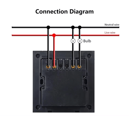 Anjielo 86 wall-mounted concealed structure smart home interconnection remote app controlled X3 composite dimming knob switch